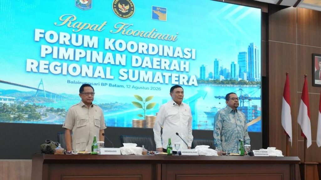 Mendagri Tito Karnavian Minta Forkopimda Sumatera Perkuat Sinergi