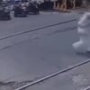 KRL Tabrak Wanita Ber-headset di Kembangan Jakarta Barat