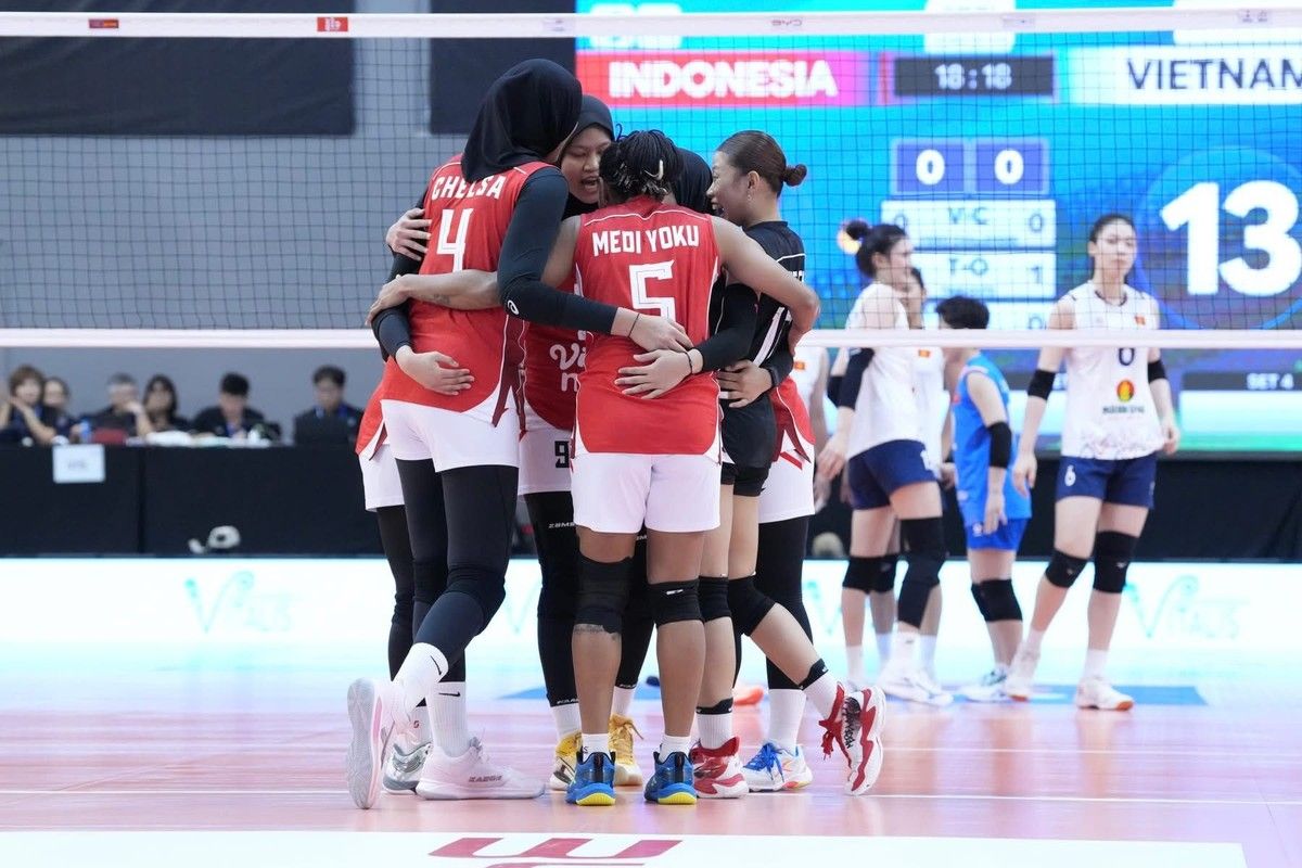 Timnas Voli Putri Indonesia Takluk 0-3 dari Thailand di SEA V Cup 2026