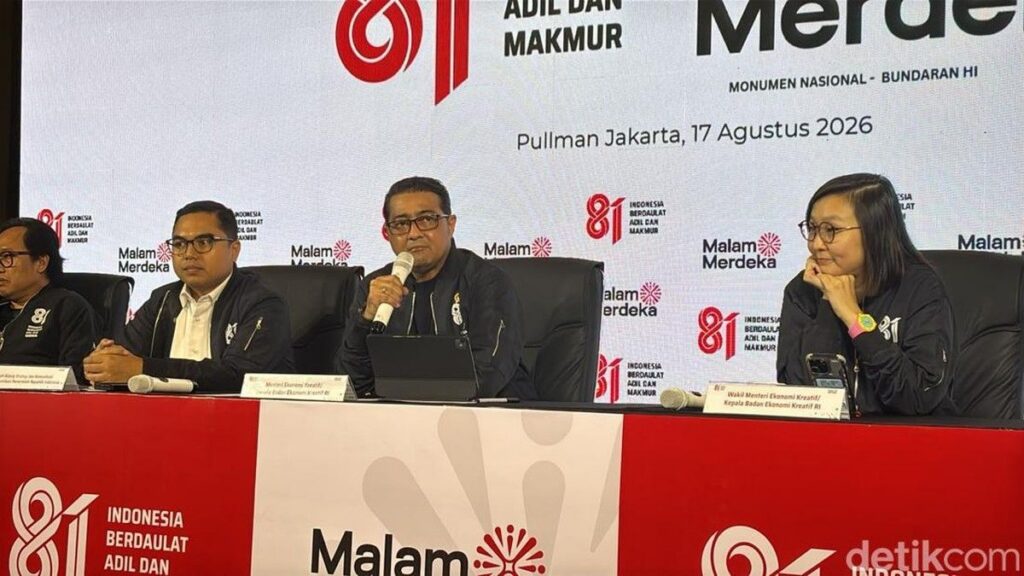 Kemenekraf Gelar Acara Malam Merdeka HUT ke 81 RI di Jakarta