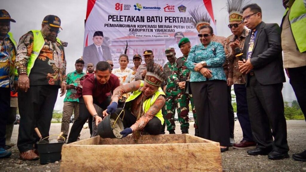 Pemerintah Bangun Koperasi Desa Merah Putih di Yahukimo