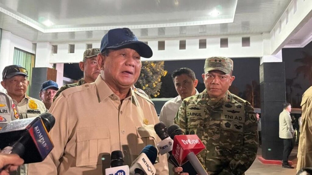 Presiden Prabowo Minta Tindakan Tegas Pelaku Kebakaran Hutan di Kalimantan