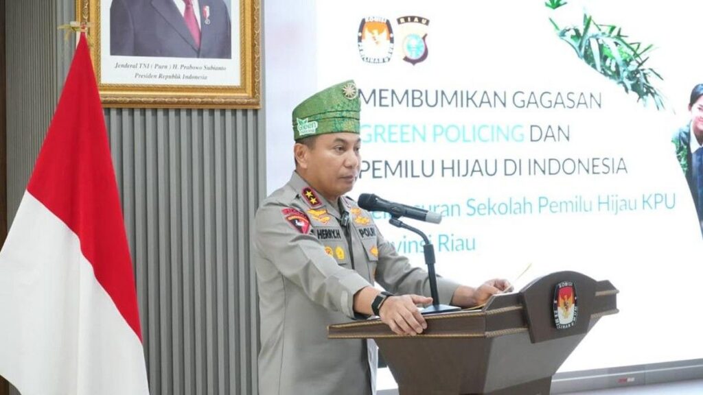 Kapolda Riau Dorong Green Policing Dukung Pemilu Ramah Lingkungan
