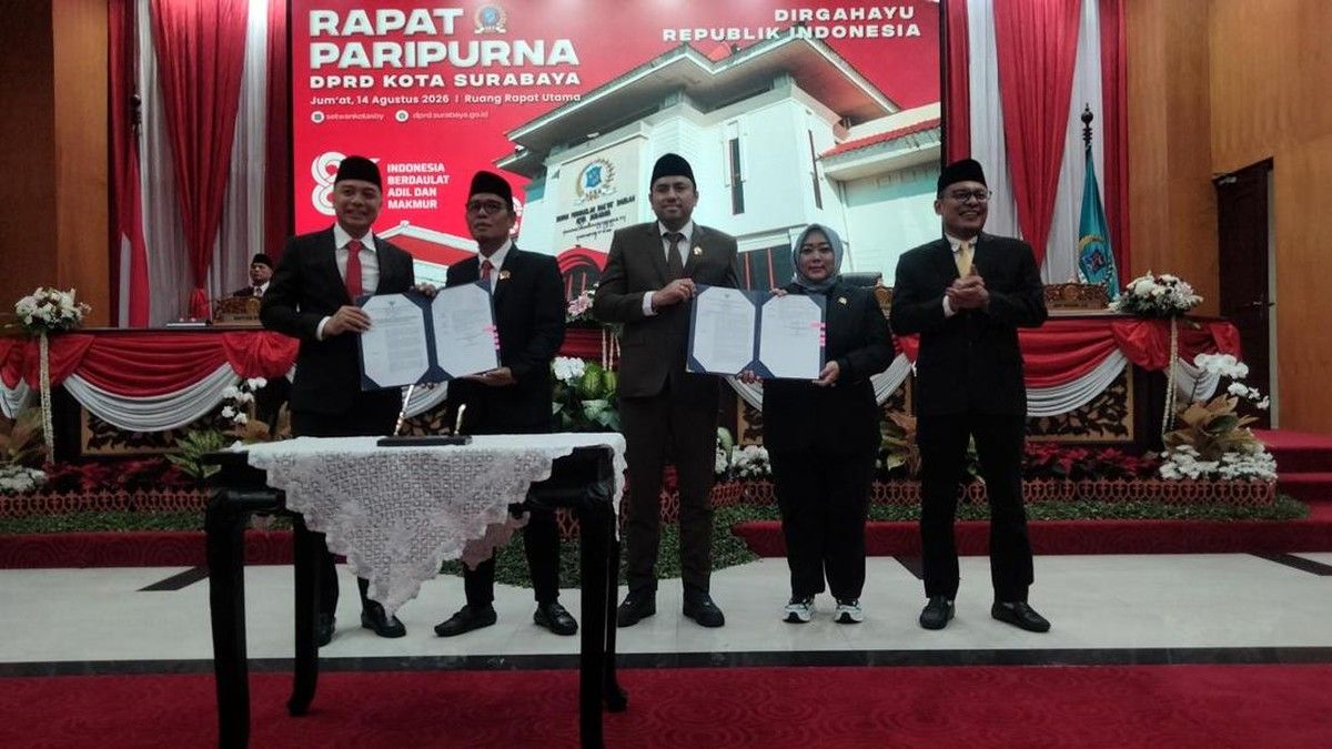DPRD dan Pemkot Surabaya Sepakati KUA PPAS APBD 2027 Rp15 Triliun