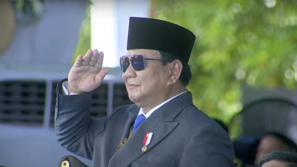 Prabowo Hadiri Zikir dan Doa Kebangsaan di Monas