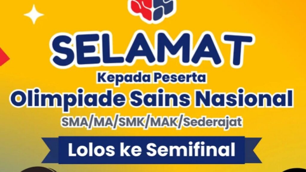 Pusat Prestasi Nasional Umumkan Kelulusan Peserta Semifinal OSN SMA 2026