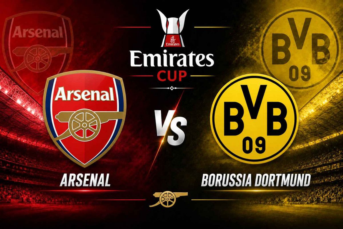 Arsenal Jamu Borussia Dortmund di Emirates Cup 2026