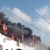KMP Mutiara Sentosa 2 Terbakar di Perairan Sumenep