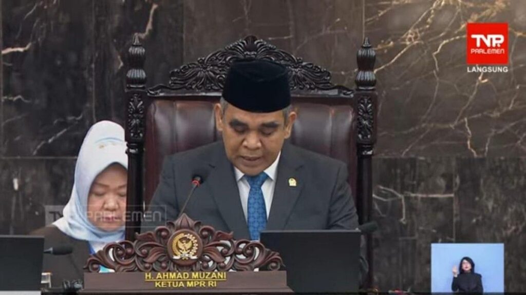 Ahmad Muzani Buka Sidang Tahunan MPR 2026 yang Dihadiri 629 Anggota