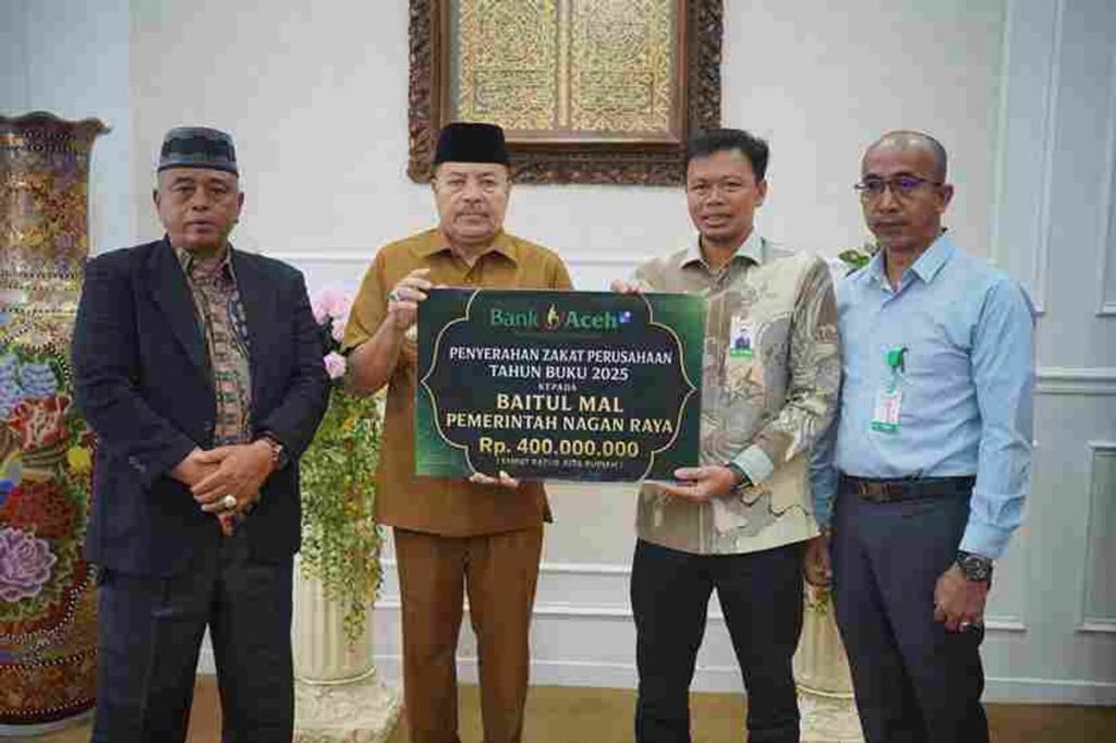 Bank Aceh Syariah Salurkan Dividen dan Zakat Tahun Buku 2025 Ke Daerah