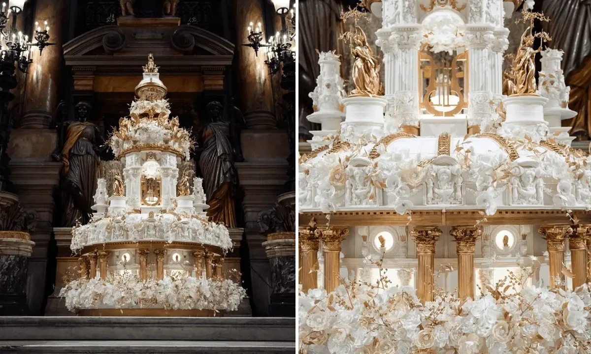 Marc Suárez Buat Kue Pernikahan Raksasa 500 Kg di Paris Opera