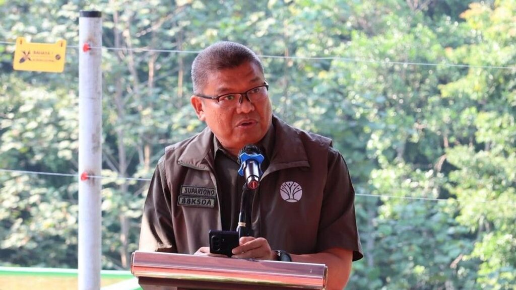 Kapolda Riau Resmikan Kandang Breeding Gajah di PLG Minas