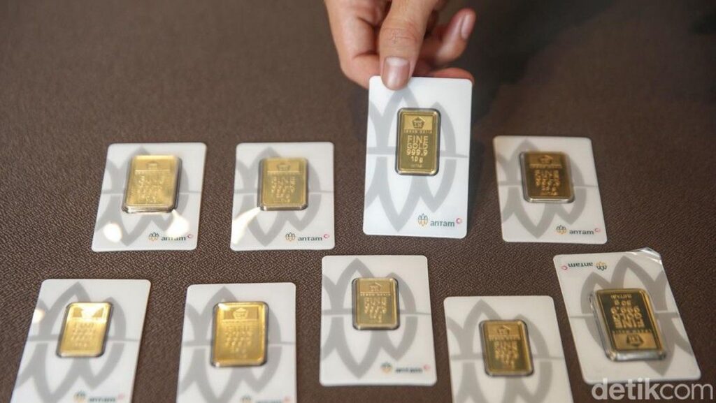 Harga Emas Antam 1 Agustus 2026 Turun Rp 20.000 Per Gram