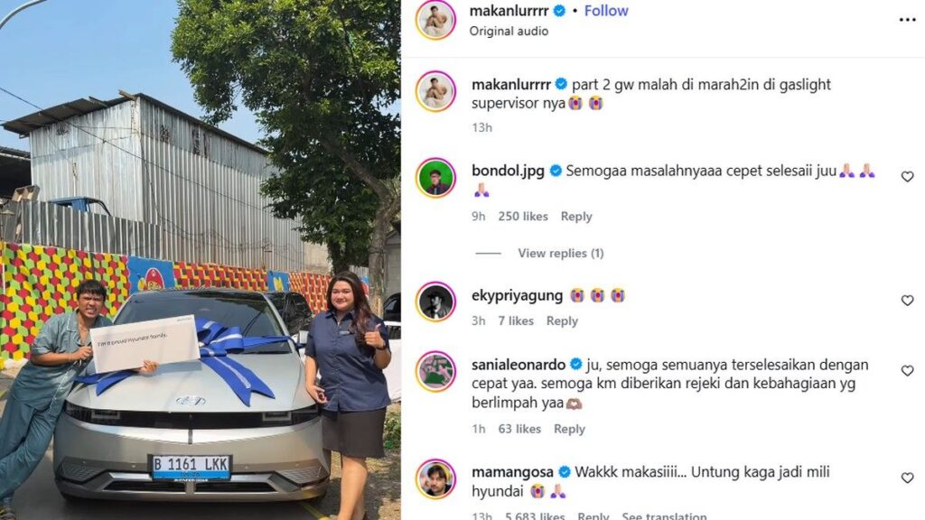 Aa Juju Bagikan Pengalaman Buruk dengan Mobil Hyundai Ioniq 5