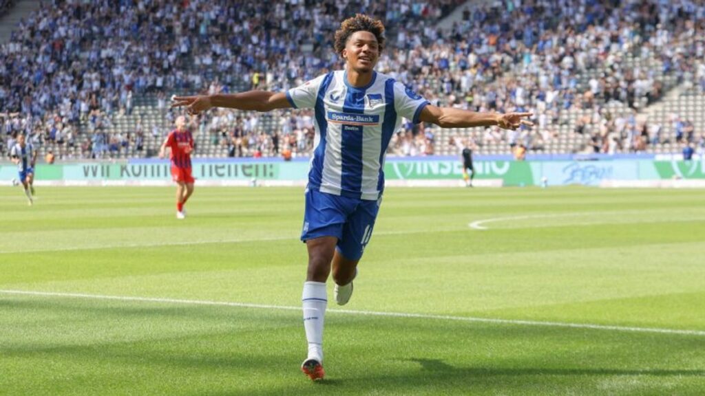 Adewumi Cetak Gol Perdana Saat Hertha BSC Tekuk Heidenheim 4-1