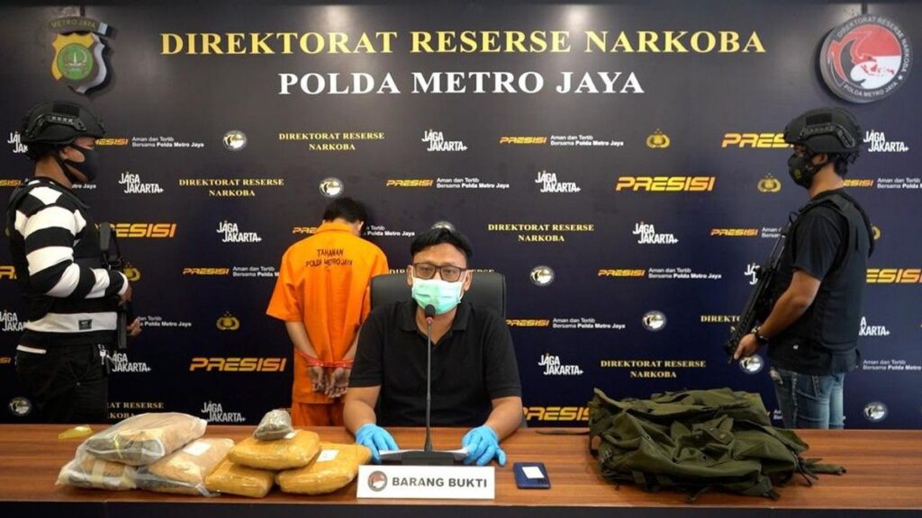 Polda Metro Jaya Sita 3,4 Kg Ganja di Tangerang