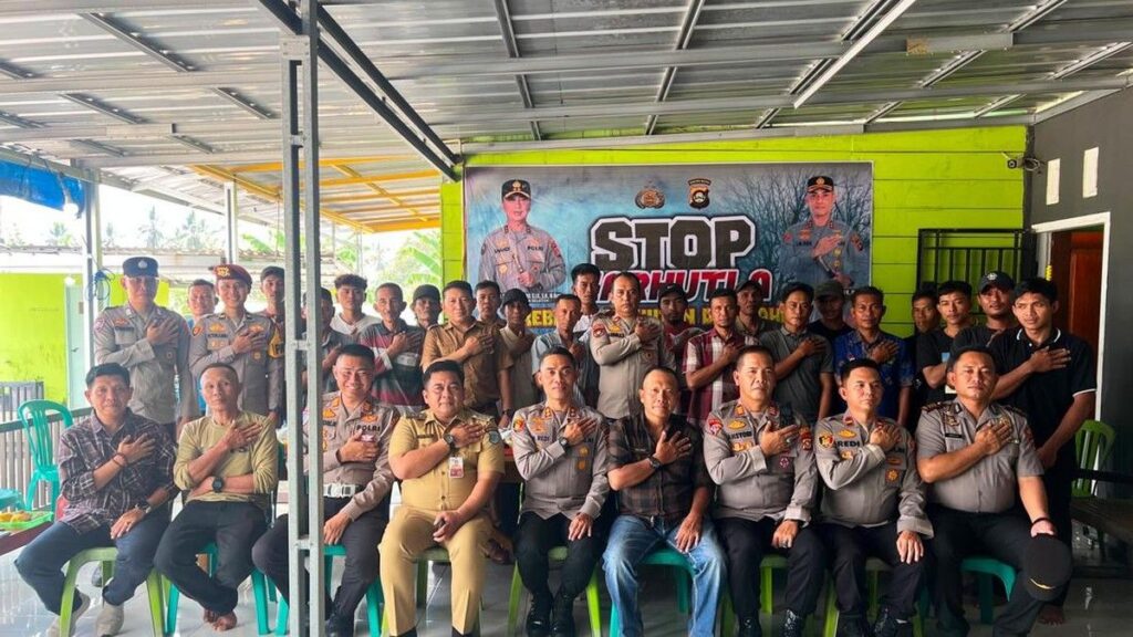 Polres OKU Selatan Gelar Edukasi Cegah Karhutla di Sidodadi