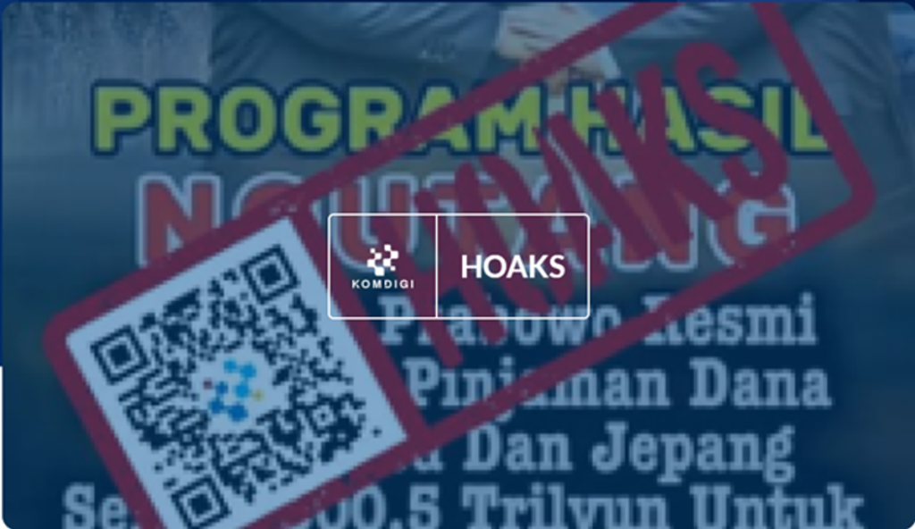 Klaim Prabowo Pinjam Rp500 Triliun ke Korsel dan Jepang Terbukti Hoaks