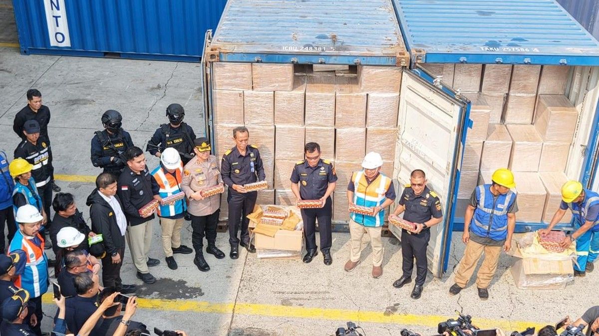 Bea Cukai Tanjung Priok Gagalkan Penyelundupan Rokok Ilegal