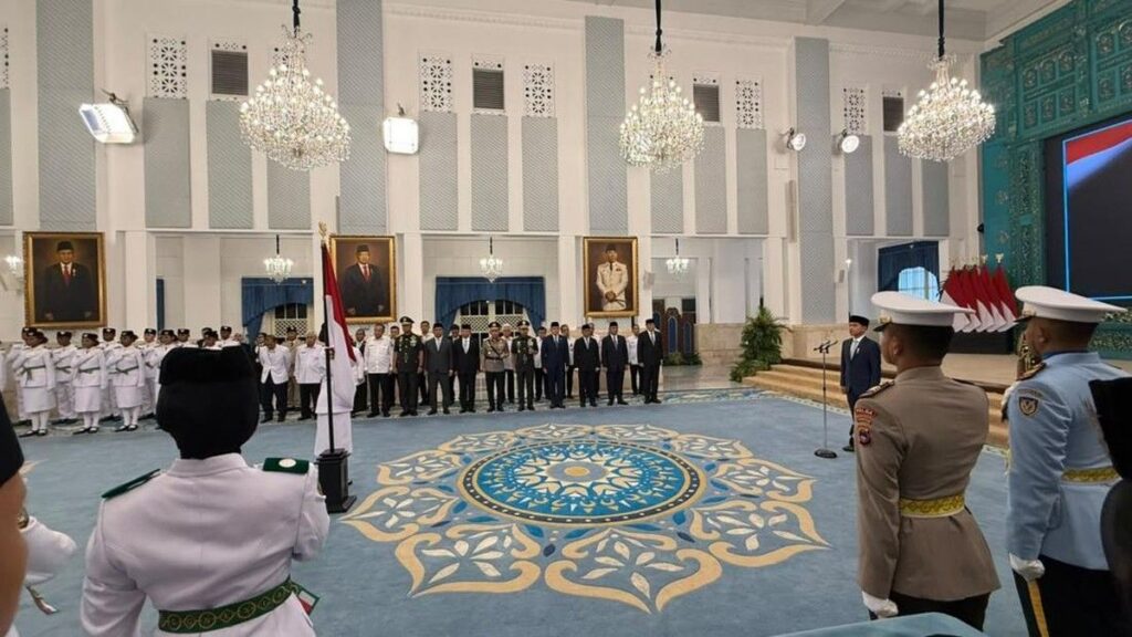 Wapres Gibran Kukuhkan 76 Anggota Paskibraka 2026 di Istana Negara