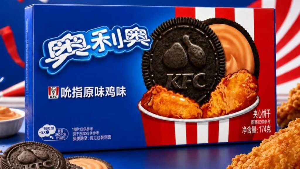 Oreo Luncurkan Varian Rasa Ayam Goreng Bersama KFC di China