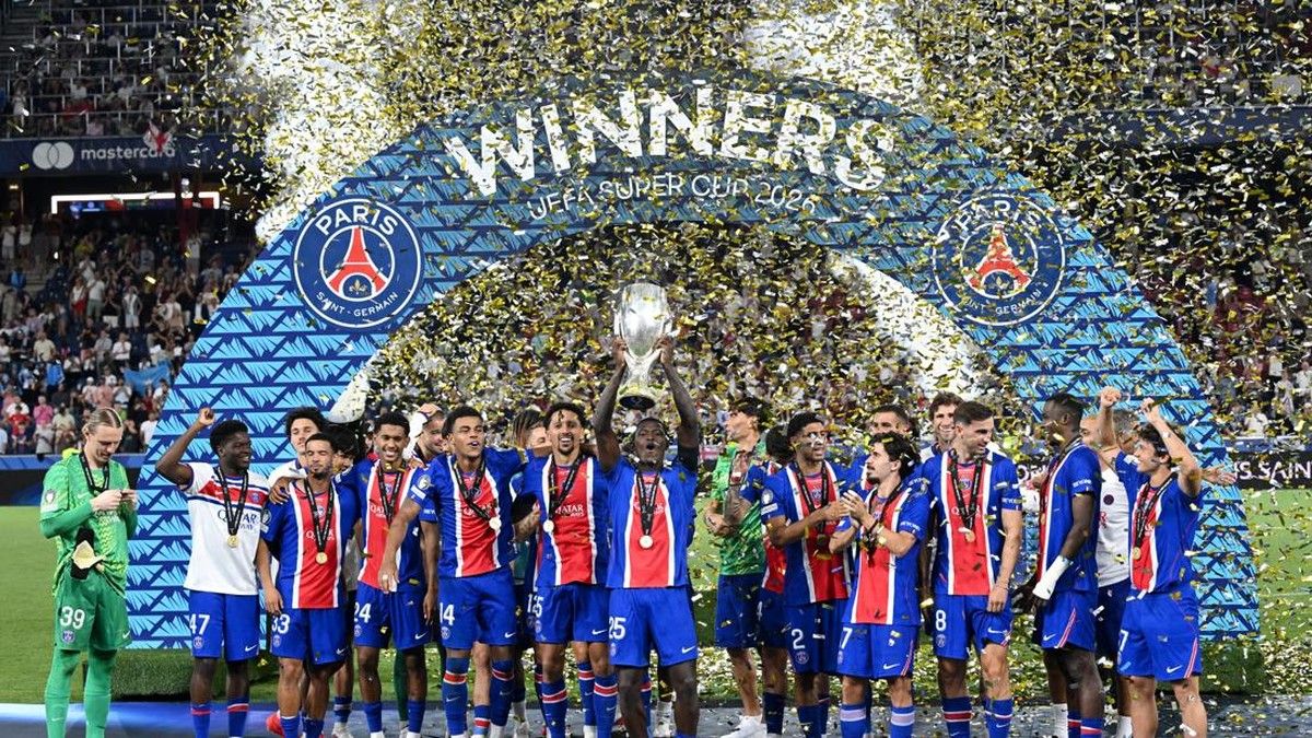 PSG Menang 2-1 atas Aston Villa dan Juara Piala Super Eropa 2026