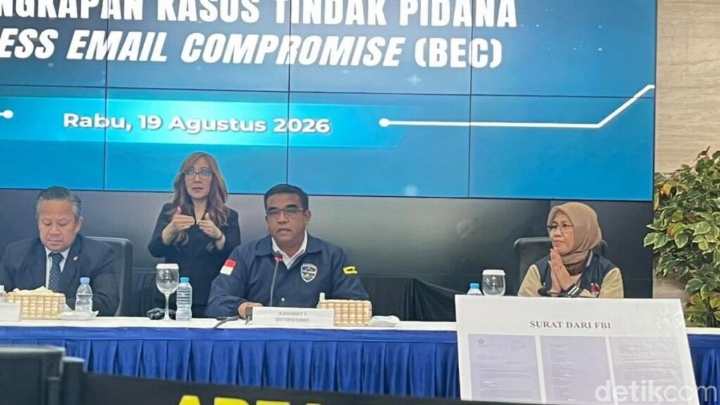 Bareskrim Ungkap Kejahatan Siber Internasional Modus BEC Rp6,2 Miliar