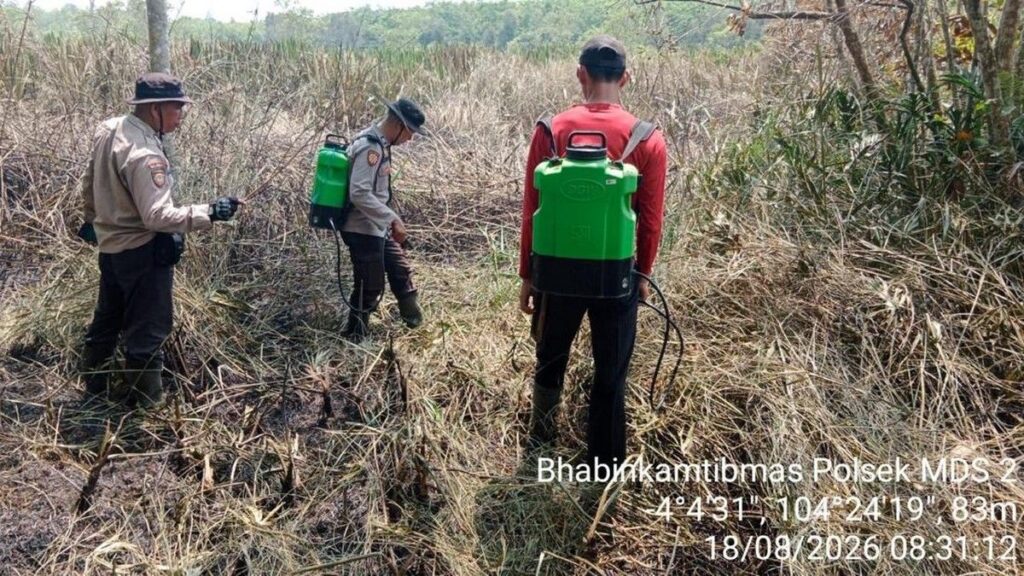 Polres OKU Timur Sisir 116 Titik Rawan Karhutla