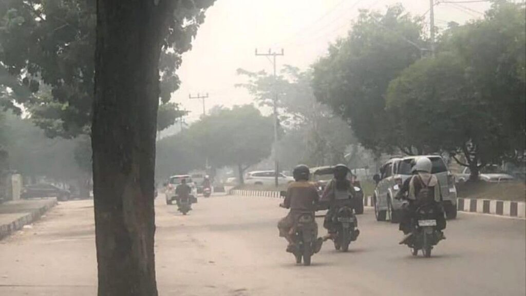 Kualitas Udara Palangka Raya Memburuk Efek Kebakaran Hutan