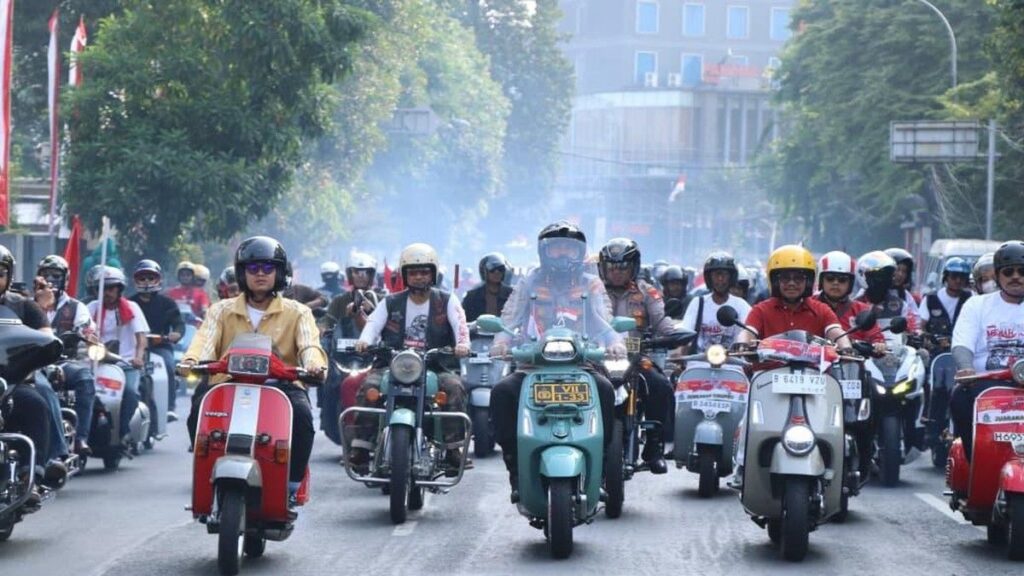 Ratusan Bikers Konvoi dan Deklarasi Pelopor Kamtibmas di Tangerang