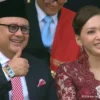 Ahmad Dhani dan Maia Estianty Hadiri Upacara HUT ke-81 RI