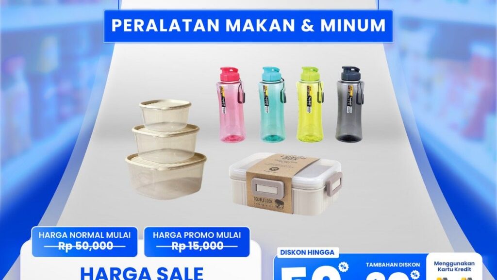 Transmart Gelar Diskon Besar untuk Peralatan Makan dan Minum
