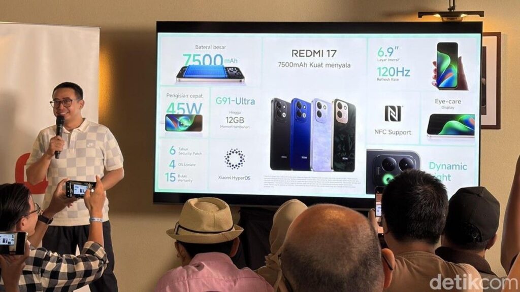 Xiaomi Rilis Smartphone Redmi 17 Berbaterai 7500 mAh di Indonesia