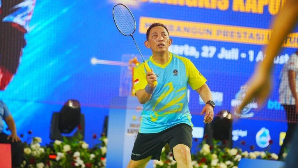 Jenderal Sigit Tanding Bulu Tangkis Lawan Bahlil di Kapolri Cup 2026