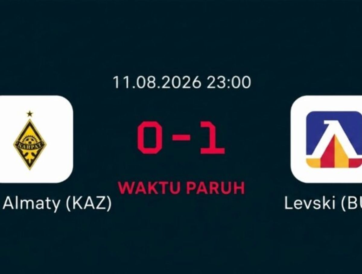 Levski Sofia Unggul Agregat 2-0 Atas Kairat Almaty di Babak Pertama