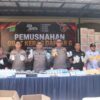 Polres Tangerang Selatan Musnahkan 46 Juta Butir Obat Keras Ilegal