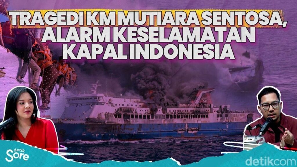 Kebakaran KM Mutiara Sentosa II di Perairan Utara Madura Evakuasi 232 Penumpang