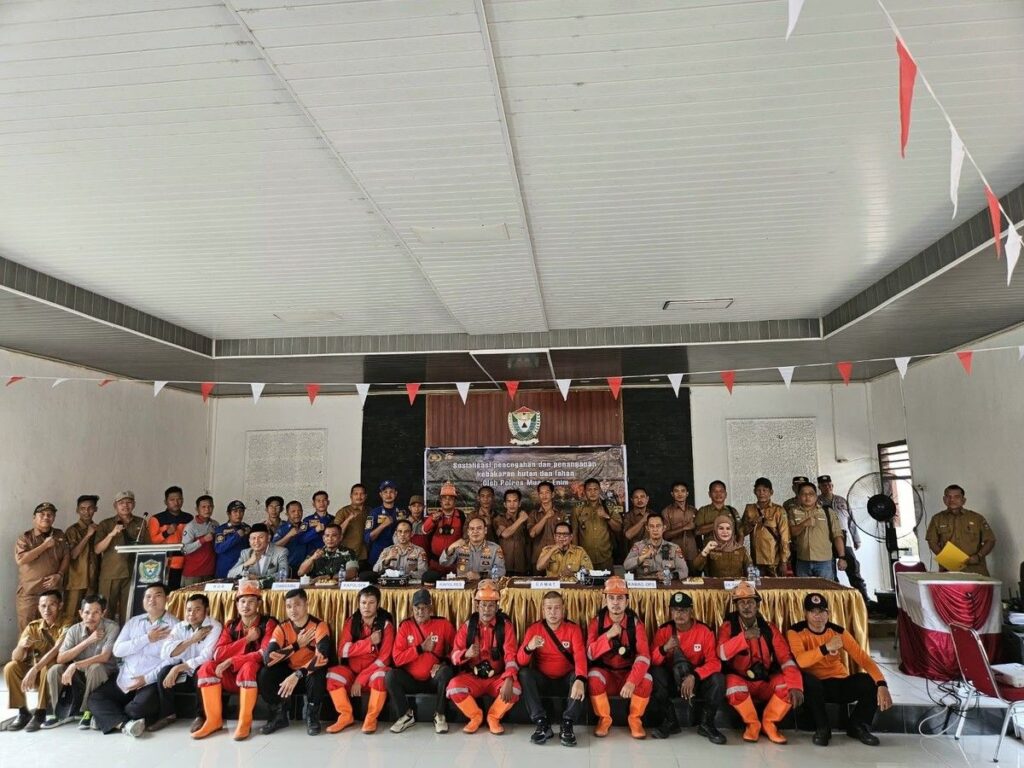 Polres Muara Enim Perkuat Mitigasi Karhutla di Sungai Rotan