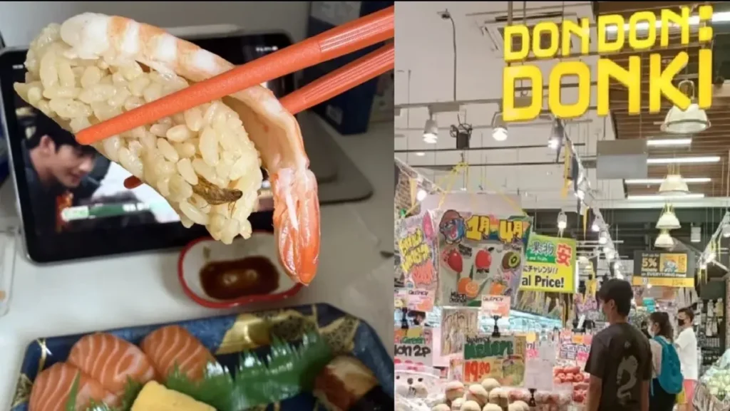 Don Don Donki Singapura Investigasi Kecoak dalam Sushi Udang