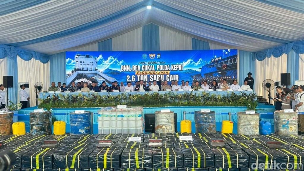 BNN dan Bea Cukai menggagalkan penyelundupan 2,6 ton narkotika