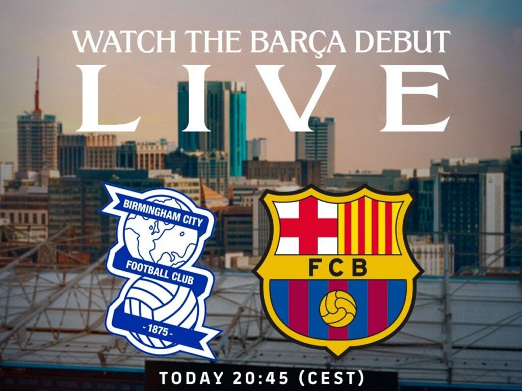 Barcelona Hadapi Birmingham City Laga Pramusim Inggris