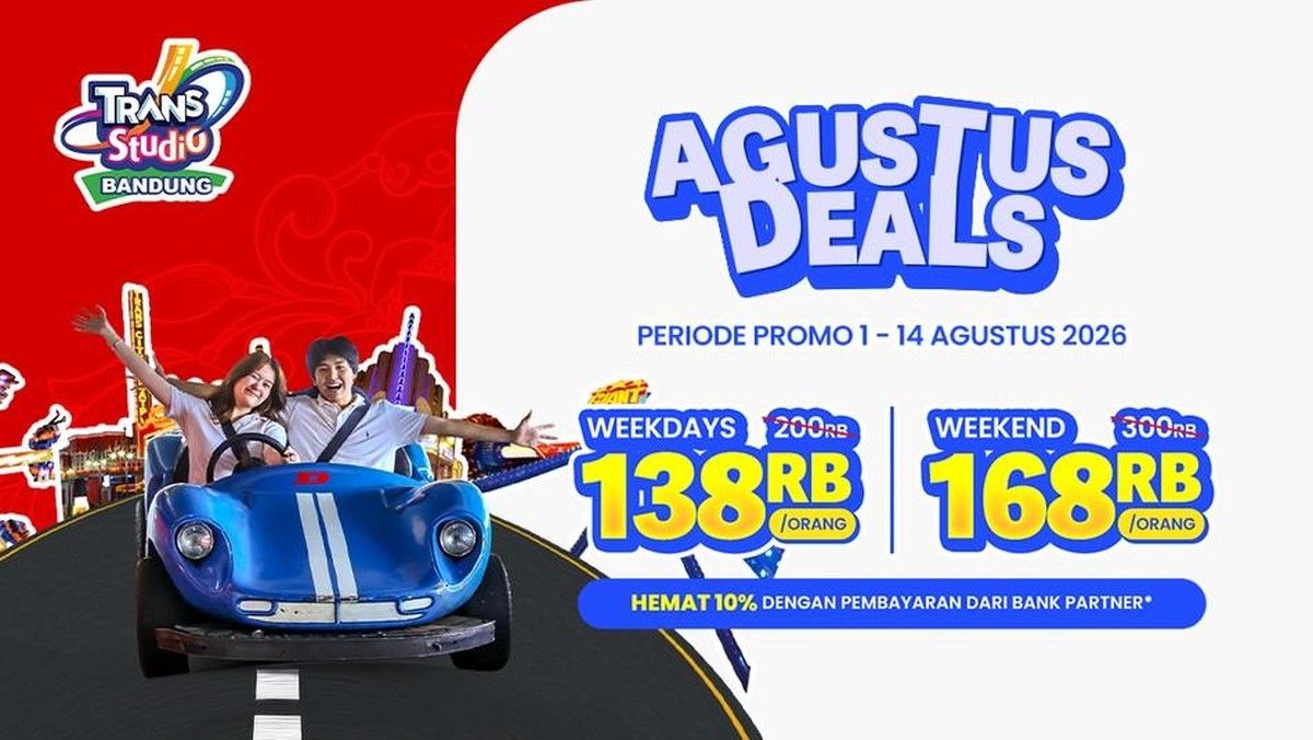 Promo Trans Studio Bandung Menawarkan Tiket Wahana Mulai Rp138 Ribu