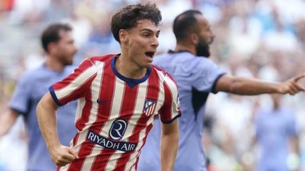Rodrigo Mendoza Cetak Gol Pertama Saat Atletico Madrid Imbangi Marsella