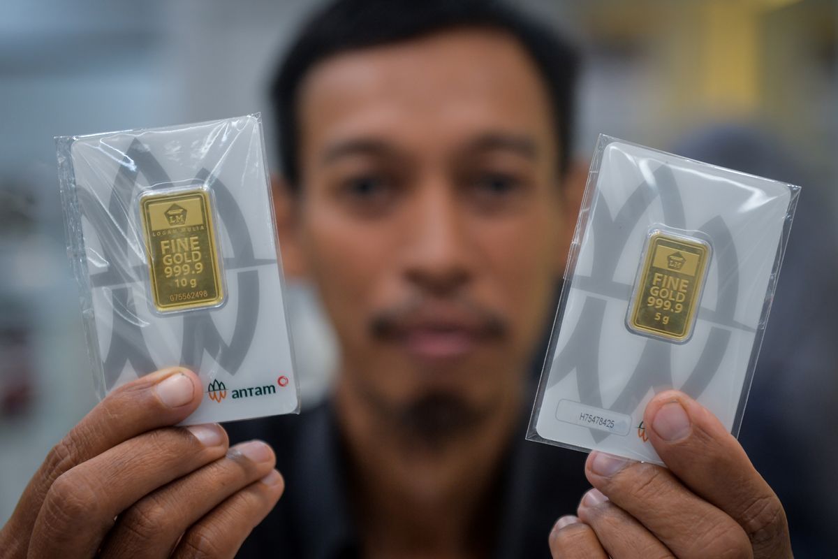 Harga Emas Antam Melesat ke Rp2,7 Juta per Gram