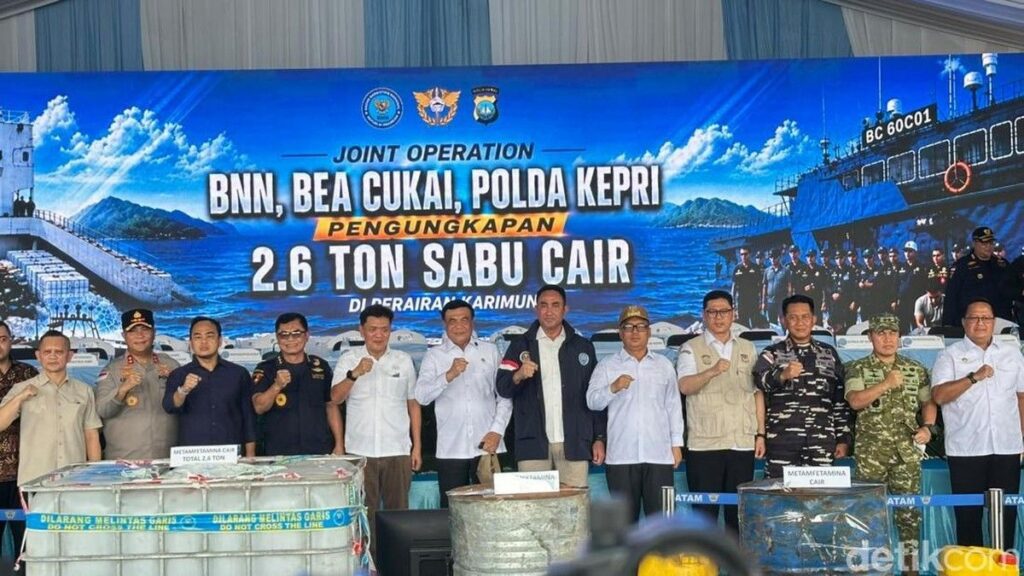 Menko Polkam Tegaskan Indonesia Tidak Boleh Jadi Pasar Narkoba Setelah Gagalkan Penyelundupan 2,6 Ton