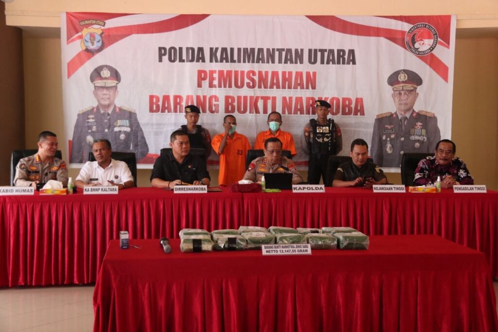Bareskrim Polri Gagalkan Peredaran Sabu Jaringan Malaysia di Riau