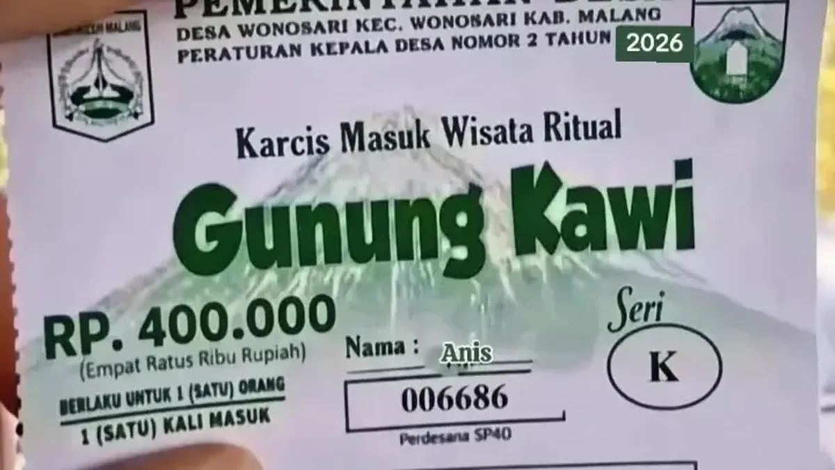 Camat Wonosari Pastikan Tiket Gunung Kawi Rp 400 Ribu Hoaks