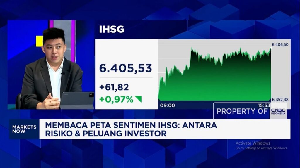 IHSG Sepekan Menguat 2 koma 78 Persen ke Level 6409