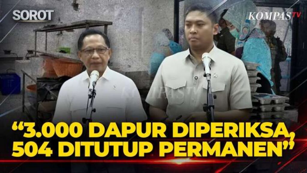 BGN Tutup Permanen 504 Dapur Program Makan Bergizi Gratis