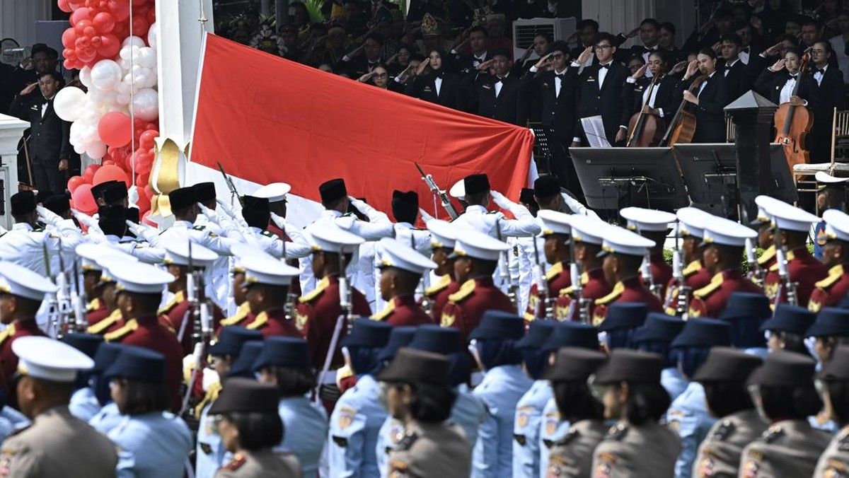 Pemerintah merilis susunan upacara HUT ke-81 RI 2026